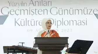 Emine Erdoğan, 'Yüzyılın Anıları Geçmişten Günümüze Kültürel Diplomasi Programı'nda konuştu Açıklaması