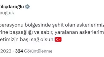 Kılıçdaroğlu, Pençe-Kilit Operasyonu'nda şehit olan askerler için taziye mesajı yayınladı