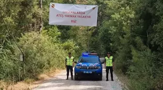 Alanya'da Ormanlık Alanlarda Yangın Denetimi Yapıldı