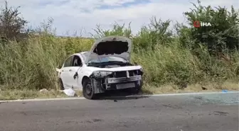 Keşan'da zincirleme trafik kazasında 4 kişi yaralandı