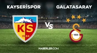 Kayseri Galatasaray muhtemel 11'ler! Kayserispor Galatasaray maçı ne zaman?