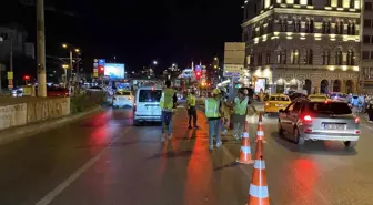 Galata Köprüsü'nde Derz Değişimi ve Asfalt Yenileme Çalışmaları Başladı