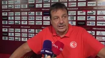 Ergin Ataman: Seyircinin de desteğiyle galibiyet serisine devam edeceğimizi düşünüyorum