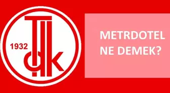 Metrdotel ne demek? TDK'ya göre Metrdotel ne anlama geliyor? Metrdotel nedir?