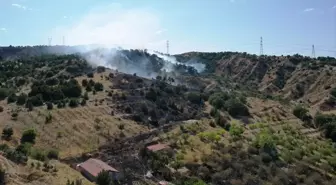 Ankara'nın Çubuk ilçesinde orman yangını çıktı