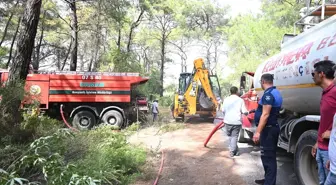 Antalya'nın Kemer ilçesinde çıkan orman yangını söndürüldü