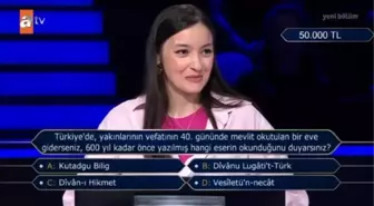 Türkiye'de, yakınlarının vefatının 40. gününde mevlit... Kim Milyoner Olmak İster 15 Ağustos Sorusu Cevabı Nedir? 50 Bin TL'lik soru ve cevabı ne?