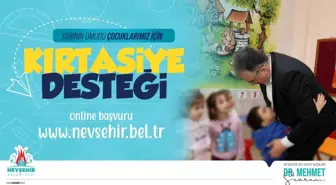 Nevşehir Belediyesi İhtiyaç Sahibi Öğrencilere Kırtasiye Hediye Çeki Dağıtacak