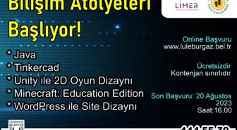 Lüleburgaz Belediyesi Bilişim Atölyeleri Düzenliyor