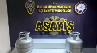 Hatay'da mutfak tüpü ve çeşitli eşyalar çalan 2 hırsız yakalandı