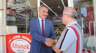 Vali Mehmet Ali Özkan, Yozgat'ta esnaf ziyaretinde bulundu