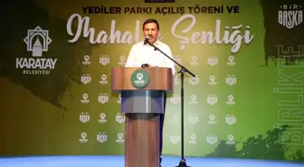 Karatay Belediyesi Yediler Parkı'nın Açılışını Gerçekleştirdi