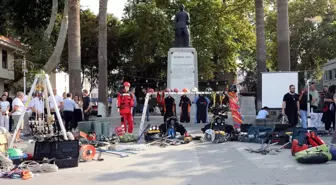 Mudanya Belediyesi Arama Kurtarma Birliği, Marmara Depremi'nin 24. yılında halkı bilgilendirdi