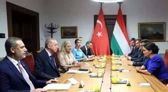 Cumhurbaşkanı Erdoğan, Özbekistan Cumhurbaşkanı Şevket Mirziyoyev ile görüştü