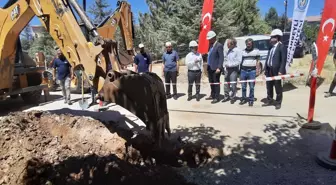 Tufanbeyli'ye doğal gaz altyapı çalışmaları başladı