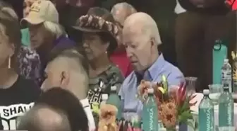 ABD Başkanı Biden, yangın felaketinin yaşandığı Hawaii'ye ziyaretinde uyuyakaldı