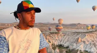 Dünyaca ünlü F1 pilotu Lewis Hamilton, tatil için Kapadokya'yı tercih etti