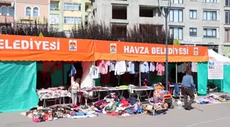 Havza'da Karşıyaka Mahallesi Camisi İçin Kermes Düzenlendi