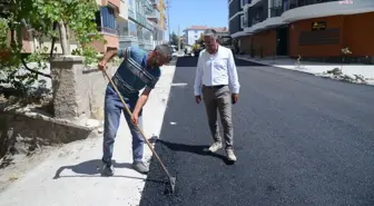 Kırşehir Belediyesi Sıcak Asfalt Çalışmalarını Tamamlıyor