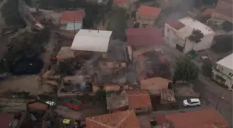 Çanakkale'deki yangında en büyük zararı Yağcılar Köyü gördü! Yerleşim alanları küle döndü