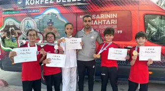 Körfez Belediyesi Gençlerbirliği Spor Kulübü, Gemlik Karate Turnuvası'nda büyük başarı elde etti