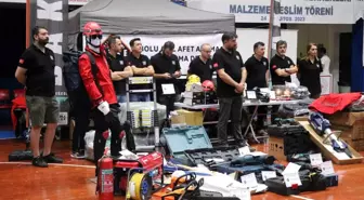 Bolu'da Arama Kurtarma Derneklerine Malzeme Desteği