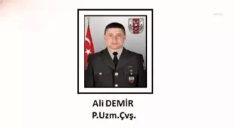 Msb Uzman Çavuş Ali Demir'in Şehit Olduğunu Duyurdu