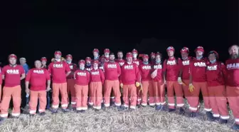 Odunpazarı Belediyesi Arama Kurtarma Ekibi Seyitgazi'deki Orman Yangınına Müdahale Ediyor