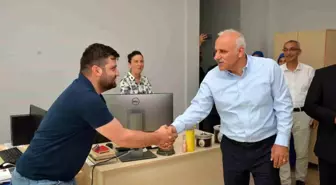 Trabzon Büyükşehir Belediyesi Sosyal Hizmetler Dairesi'ni Ziyaret Etti