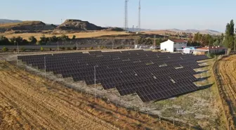 Çorum Belediyesi Eskice Köyü'nde Güneş Enerji Santrali Açtı