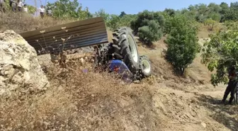 Aydın'da traktör devrildi, sürücü hayatını kaybetti