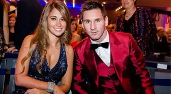 Fıkra gibi olay! Messi'nin eşi başka futbolcuya sarıldı