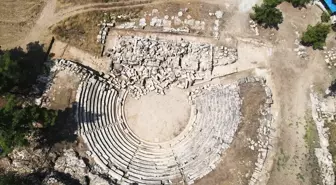 Muğla'da Hyllarima Antik Kenti'nde deprem izleri bulundu