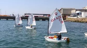 Azerbaycan Yelken Milli Takımı Tekirdağ'da çalışmalarını sürdürüyor