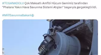 TGC Anadolu'da Phalanx Yakın Hava Savunma Sistemi Atışları Gerçekleştirildi