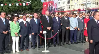 ALANYA'DA 30 AĞUSTOS ÇELENK TÖRENİ YAPILDI