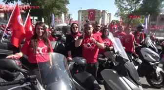 Afyonkarahisar'da 100. Yıl Motosiklet Sürüşü