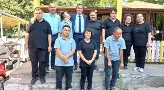 Yığılca Kaymakamı Talha Altuntaş Kusursuz Kafe'ye veda ziyareti yaptı