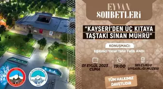 Kayseri'ye Özgü Program 'Eyvan Sohbetleri'nde Mimar Sinan Konuşulacak