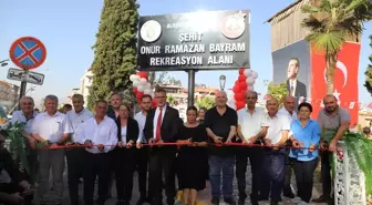 Manisa'da Şehit Onur Ramazan Bayram Rekreasyon Alanı hizmete alındı