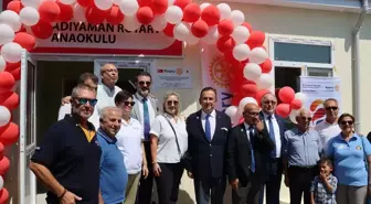 Adıyaman'da depremden etkilenen okula prefabrik anaokulu açıldı