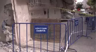 Güngören'de 5 Katlı Binanın Zemini Çöktü, 2 Kişi Yaralandı
