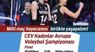 Kadıköy Belediyesi, Türkiye A Milli Voleybol Takımı'nın final maçını üç dev ekranda yayınlayacak