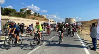 Çanakkale'de 750 bisikletçi şehitlere saygı için pedal çevirdi