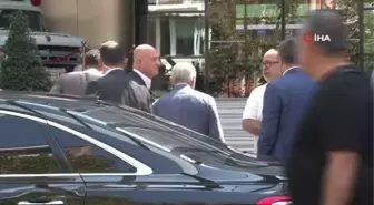 Binali Yıldırım, Ali Sabancı ve Vuslat Doğan Sabancı'yı hastanede ziyaret etti