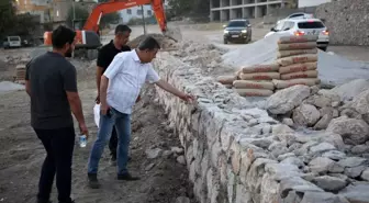 Şırnak Belediye Başkanı Mehmet Yarka, çalışmaları denetledi