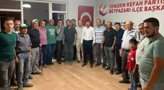 Beypazarı Depelarkası Köylerini Kalkındırma ve Yaşatma Derneği, Yeniden Refah Partisi İlçe Başkanlığını Ziyaret Etti