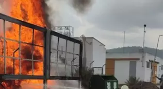 Bodrum'da Yıldırım Kaynaklı Trafo Yangınları Söndürüldü