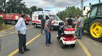 Tekirdağ Muratlı'da trafik kazası: 1 yaralı