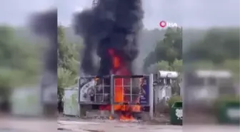 Bodrum'da Yağış Sonucu Trafo Patladı, Yangınlar Çıktı